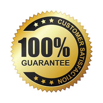 100% staff guarantee logo